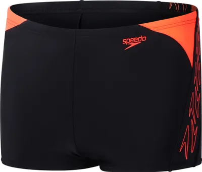 Produktbild von Speedo Badehose Hyperboom Jungen chlorresistent, Farbe:schwarz-rot, Kinder Größen:164