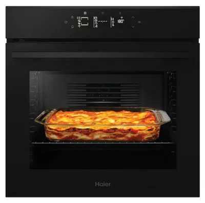 Zdjęcie produktu dla Haier ID Series 4 H6 ID46G3YTB, Duży, Kuchenka elektryczna, 78 l, 78 l, Hydrolityczny + pirolityczny, Wbudowany