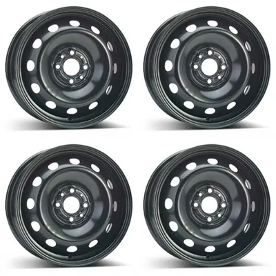 Productafbeelding van 4 stalen velgen, 6.0Jx15 inch, ET44, 4x98 boutgaten, geschikt voor Peugeot Bipper. Set van 4