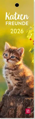 Produktbild von Lesezeichenkalender 2026: Katzenfreunde