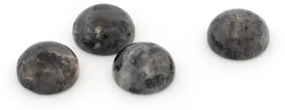 Produktbild von Vintageparts Labradorit Cabochons Naturstein 10mm, 4 Stück