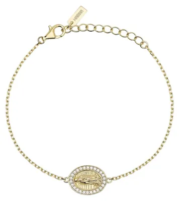 Produktbild von Mabina Armband 925 Goldplattiert 534166 Zirkonia 19 cm