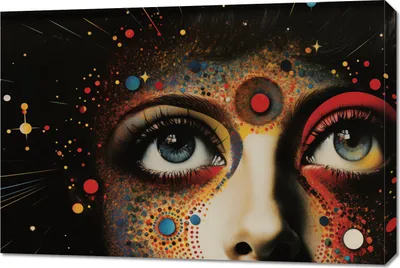 Produktbild von Bild 90x60cm Selbstbestehende Galaxie