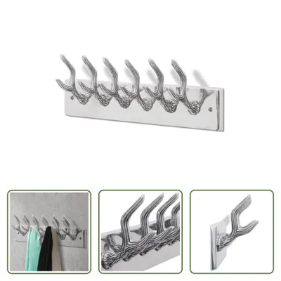 Zdjęcie produktu dla Aluminiowe wieszaki na ubrania Wieszak na kapelusze i krawaty Srebrny