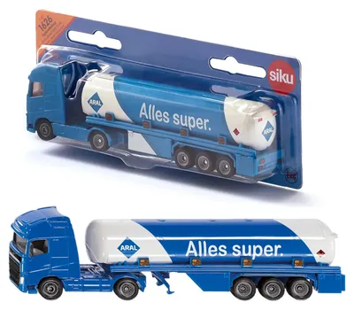 Produktbild von Siku Tanksattelzug Tanklaster LKW Spielzeugauto blau; 1626