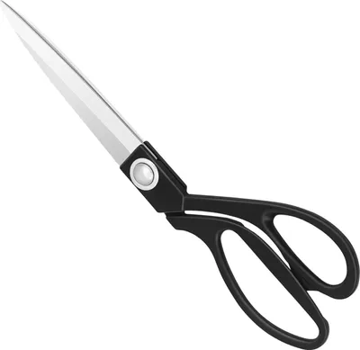 Image de Ciseaux de couture professionnels en acier inoxydable 24cm pour tissu cuir travail de tailleur
