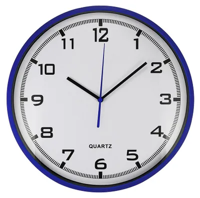 Obrázok produktu pre Nástenné hodiny MPM, 2479.30 - modrá, 30cm
