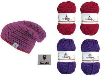 Produktbild von MyBoshi No.1 Set Niseko 2 x 134 + 2 x 163 Knäuel a 50g