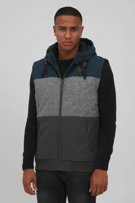 Produktbild von INDICODE IDLecter Herren Weste Outdoor-Weste mit Kapuze