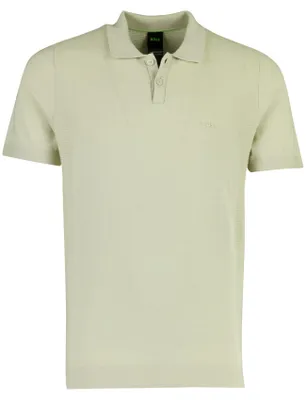 Produktbild von Poloshirt BOSS Green beige Structuur