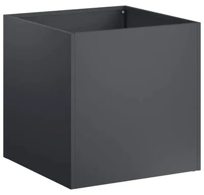 Image de vidaXL Pot de jardin anthracite, 35 x 35 x 35 cm