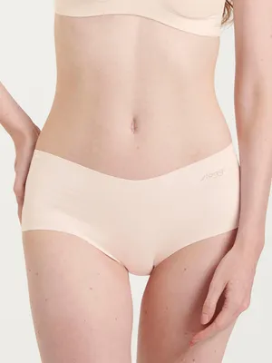 Produktbild von sloggi Damen Retro Pants 2-Pack ZERO Modal 2.0 Short - ANGORA - Größe S