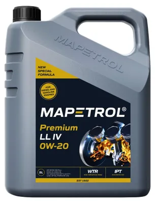 Produktbild von Mapetrol Premium LL IV 0W-20 5 Liter (MAP0085)