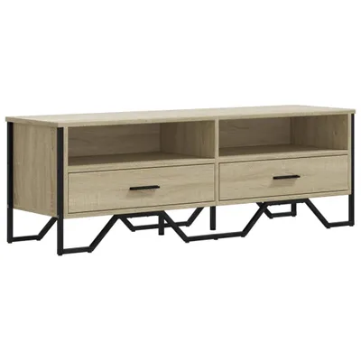 Zdjęcie produktu dla Szafka pod TV, dąb sonoma, 122x34x41 cm materiał drewnopochodny