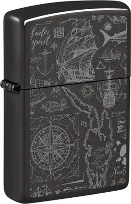 Obrázek produktu pro Zapalovač Zippo storm s motivy moře, vysoce kvalitní, nadčasový design, ideální pro námořníky 2021