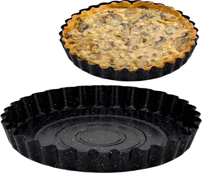 Obrázek produktu pro Forma na koláč z uhlíkové oceli nepřilnavá 28 cm