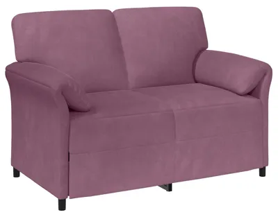Obrázek produktu pro vidaXL Dvoumístná pohovka, fialová, 138 x 83 x 95 cm, samet