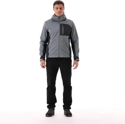 Produktbild von CMP MAN JACKET ZIP HOOD Outdoorjacke Herren grau 54
