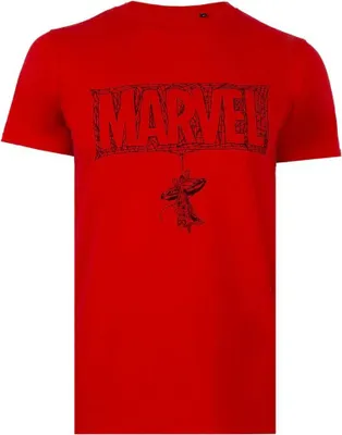 Image de Spider-Man - T-Shirt Logo pour homme TV407 (S) (Rouge)