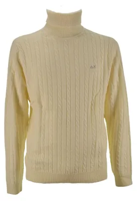 Produktbild von Weißer Rollkragenpullover aus Wollmix für Herren