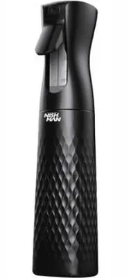 Obrázek produktu pro Nishman - Láhev s rozprašovačem černá - kadeřnický sprej na vodu, černý 300 ml