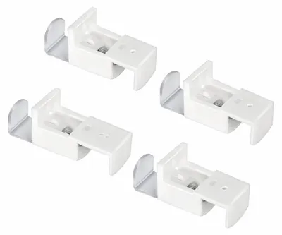 Productafbeelding van Plissé gordijn bevestigingsclips - Set van 4 stuks voor montage zonder boren - Reserveonderdelen voor het bevestigen van gespannen plisségordijnen aan het raamkozijn