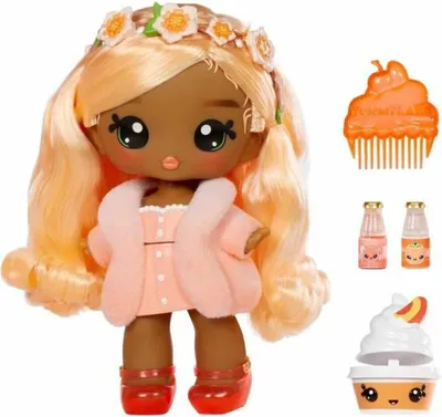 Produktbild von Yummiland Surprise Large Pia Pfirsich Puppe +  Lipgloss