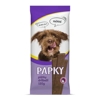 Immagine prodotto di Pappy, bocconcini di pollame a fette per cani 120 g