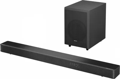 Productafbeelding van Hisense AX3120G, 3.1.2 kanaalsysteem, 360 W, Dolby Audio, met subwoofer, geschikt voor films, muziek en televisie, 120 W, actieve subwoofer