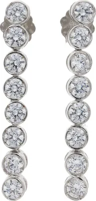 Produktbild von JuwelmaLux Ohrhänger 585 Weißgold mit Zirkonia JL30-06-1786