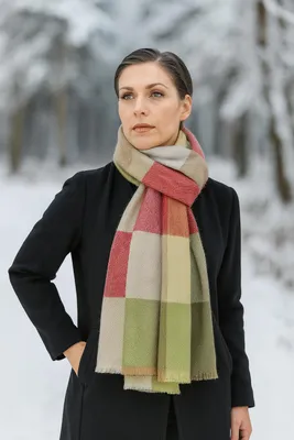 Produktbild von Winterschal Block  Italy, kuschelweich und groß von collezione alessandro