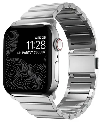 Immagine prodotto di Nomad in acciaio inox per Apple Watch 42mm / 44mm / 45mm / 49mm argento