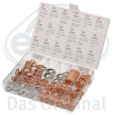Produktbild von ELRING Dichtringsatz 036.400 am Getriebegehäuse 1,5mm Kupfer 22mm 27mm