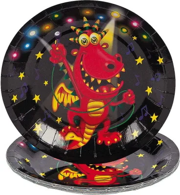 Produktbild von Halloween Dessert Teller Monster