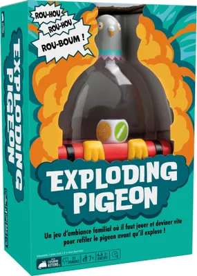 Immagine prodotto di Asmodee - Exploding Taube: gioco da tavolo per famiglie - Versione di Exploding Kittens