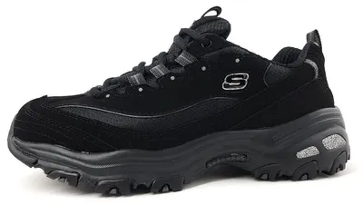 Image de Skechers D-Lites Biggest Fan : Chaussures de sport pour femmes, chaussures de training, baskets, couleur noire, style décontracté