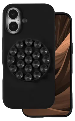 Zdjęcie produktu dla Nakładka Silicone Stick Do Iphone 16 6,1" Czarna