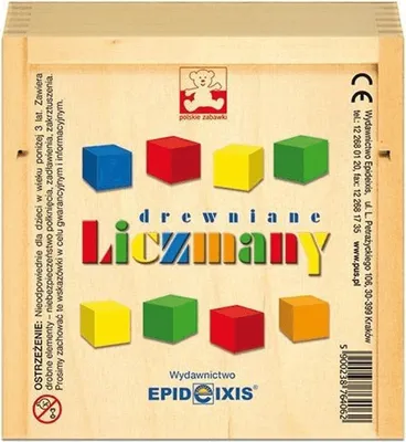 Zdjęcie produktu dla EPIDEIXIS Liczmany Drewniane: Klocki do liczenia dla dzieci
