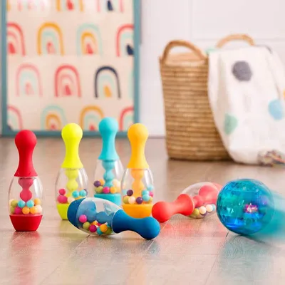 Obrázok produktu pre Svietime na bowlingu - B.Toys orange