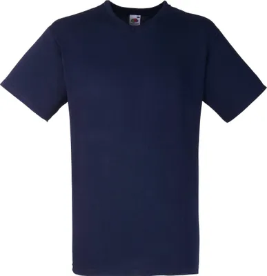Immagine prodotto di T-shirt Fruit Of The Loom Valueweight da uomo con scollo a V, maniche corte BC338 (L) (Blu scuro)