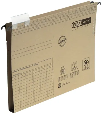 Produktbild von Elba 100570015 Hängesammler vertic® ULTIMATE® - A4, 240 g/qm, Hartpappeboden 20 mm
