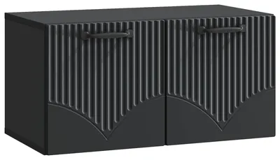 Obrázok produktu pre vidaXL Nástenná skrinka na televízor, čierna, 59,5 x 31 x 30 cm