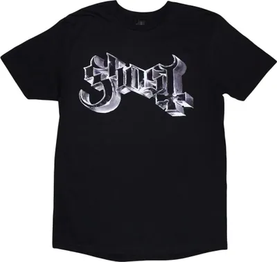Produktbild von Ghost - "Grucifix" T-Shirt für Herren/Damen Uni, Rückseitiger Aufdruck RO15464 (L) (Schwarz)