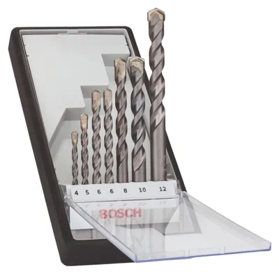 Obrázek produktu pro Sada vrtáků Bosch CYL-3 Robust Line vrtáky do betonu 4 -12 mm karbid 7 ks ( 2607010545 )