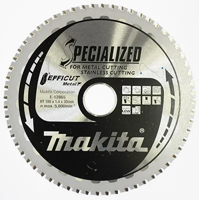 Produktbild von Makita E-12865, Metall, 18,5 cm, 3 cm, 5800 RPM, 1,4 mm, Makita