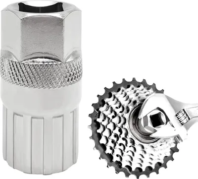 Produktbild von Fahrrad Kassette Werkzeug, Zahnkranzabzieher Zubehör Tool, Kassettenabzieher Ritzelabzieher Fahrrad Zahnkranzabzieher, Werkzeug zum Entfernen von Kassetten & Ritzel, kompatibel