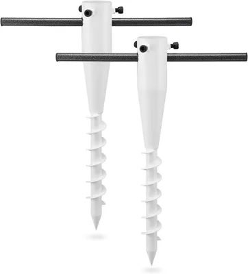 Produktbild von Sonnenschirmhalter 43 cm, 2 Stück, Edelstahl, für Strand