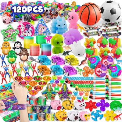 Productafbeelding van Feesttasvullers voor kinderen - Bulk verschillende feestartikelen - Beloningen en weggeefacties in de klas - Pass the Pack-prijzen
