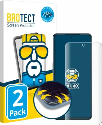 Produktbild von 2x BROTECT Fullscreen Schutzfolie für OnePlus Ace 3 Pro Displayschutz Folie Fullcover Klar Transparent