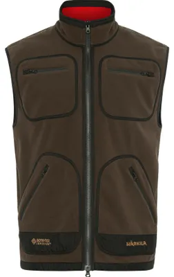 Produktbild von Kamko Fleece Waistcoat Herren (Brown/Red) Größe L